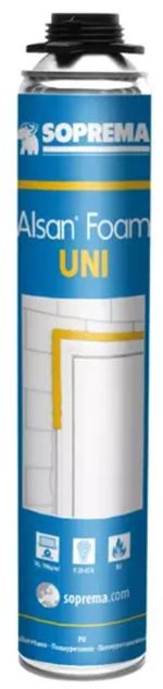 Espuma de poliuretano monocomponente, Alsan Foam MF PC 750G de Soprema